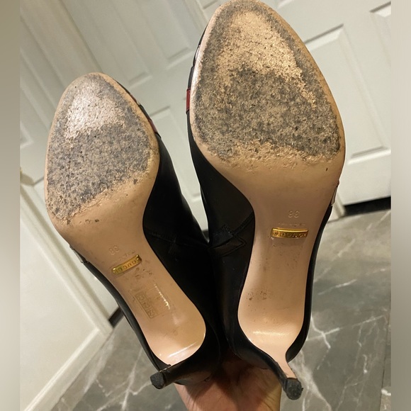 RARE AUTHENTIC WOMENS SIZE US 8 GUCCI LEATHER KINGSNAKE KNEE BOOTS - Picture 8 of 8